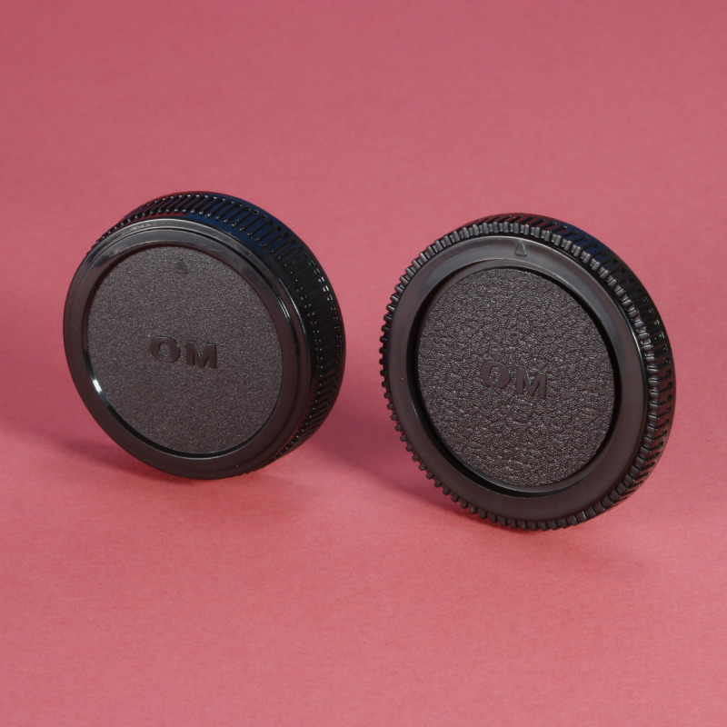 Body and Rear Lens Cap for Olympus OM
