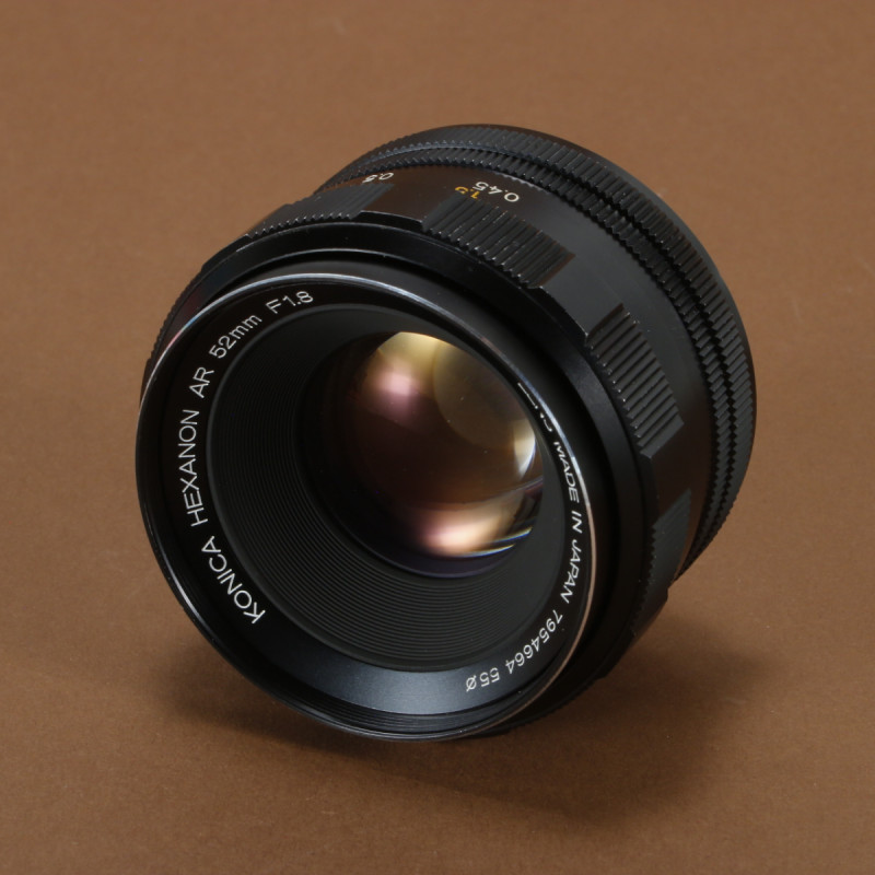 Konica 52mm f1.8 Hexanon AR Lens
