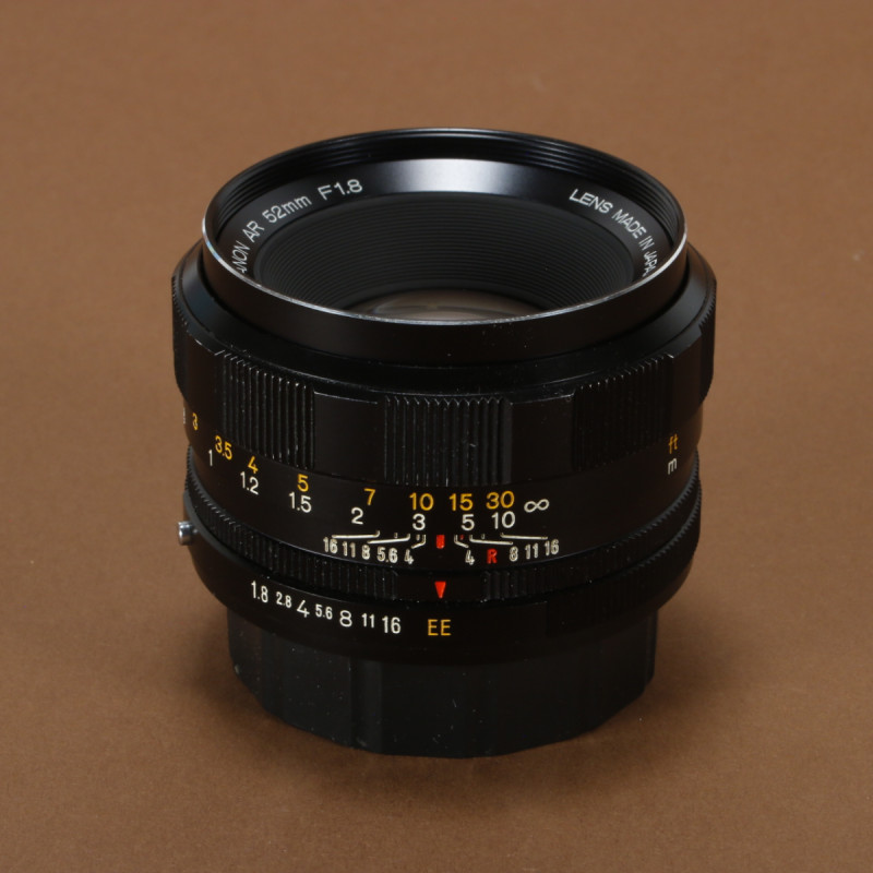 Konica 52mm f1.8 Hexanon AR Lens