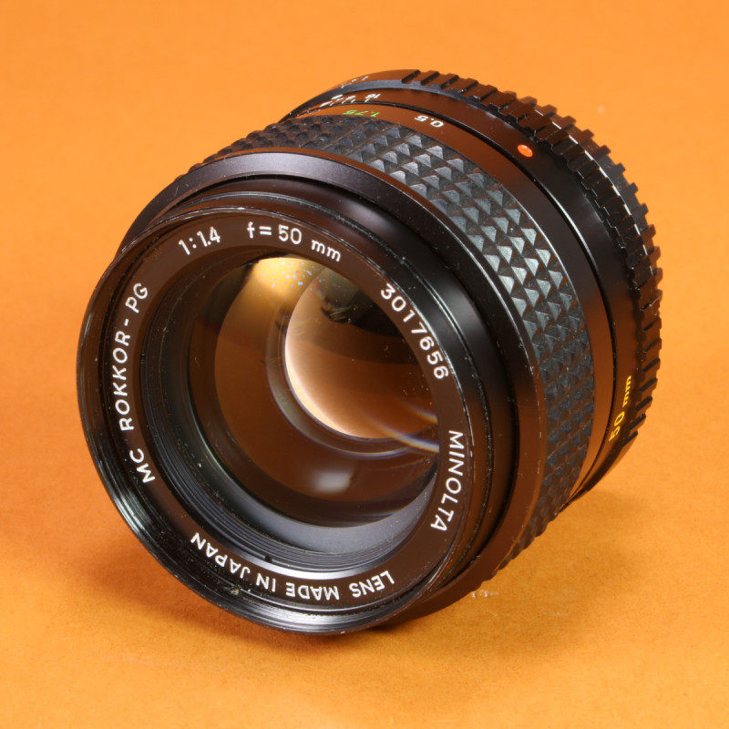 Minolta 50mm f1.4 Rokkor-PG Lens for MC