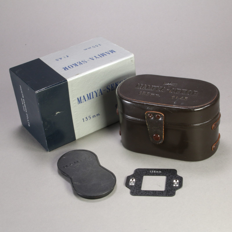 Mamiya-Sekor Box and Case for 135mm f4.5 TLR Lens