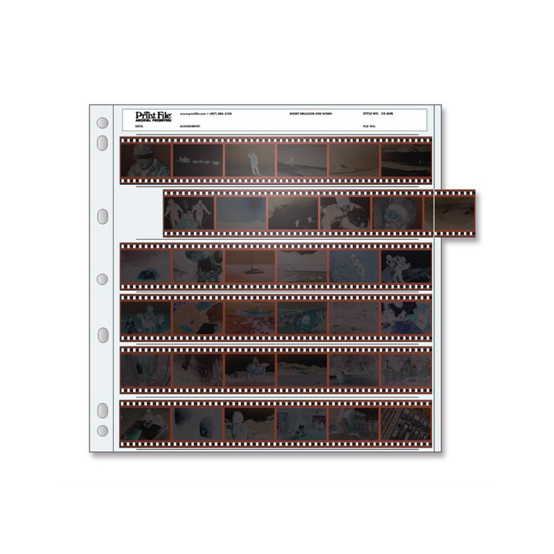 Print File 35-6HB 35mm Negative Preserver Pages - 25 sheets