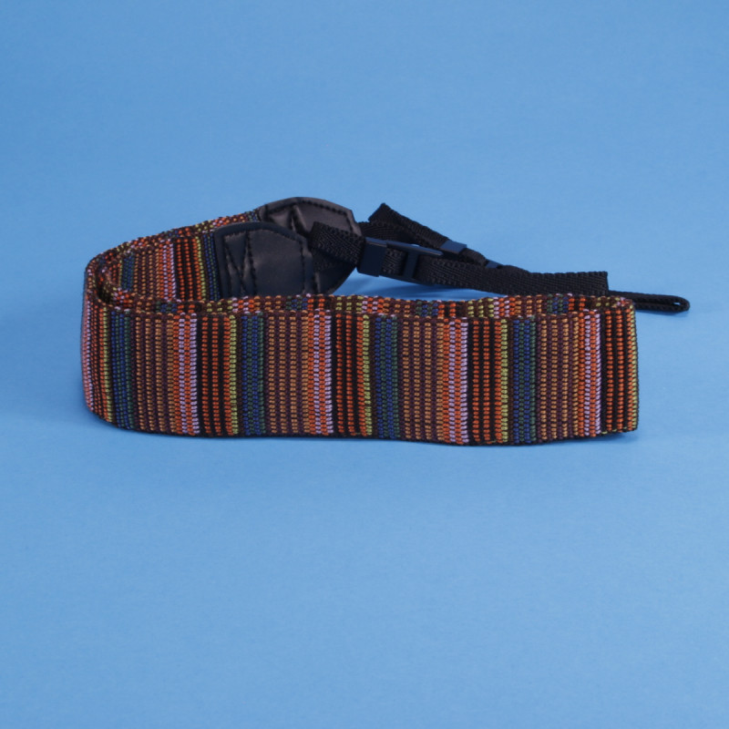 Woven Camera Strap - Thin Stripes