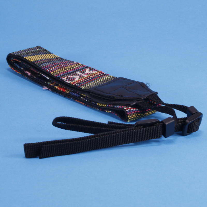 Woven Camera Strap - Retro Stripes