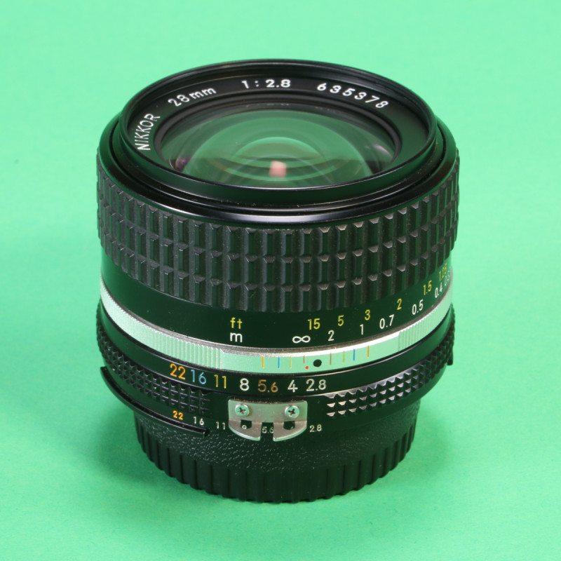Nikon 28mm f2.8 Nikkor Lens for Nikon AIS