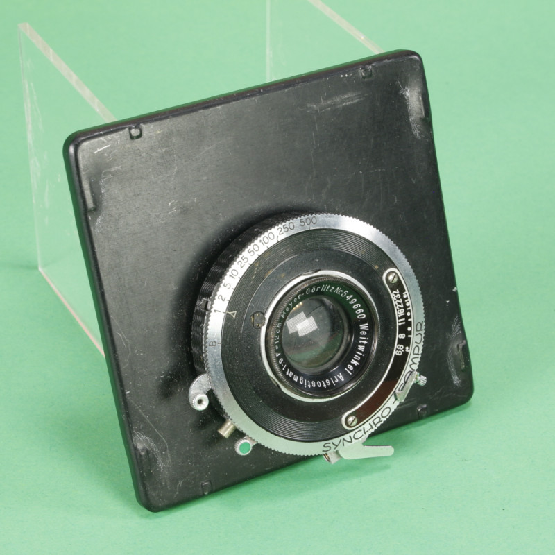 Meyer Goerlitz 12cm f9 Weitwinkel Aristostigmat Lens