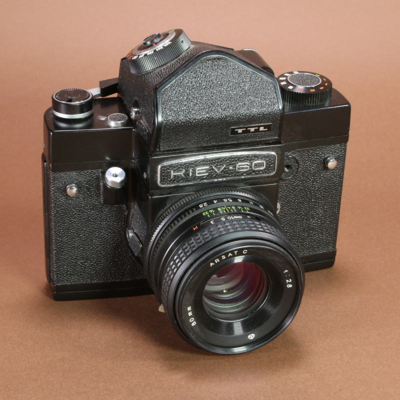 Kiev 60 Camera with Arsat C 80mm f2.8 Lens