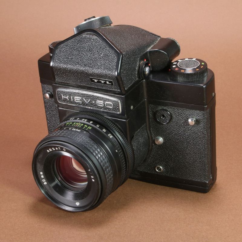 Kiev 60 Camera with Arsat C 80mm f2.8 Lens