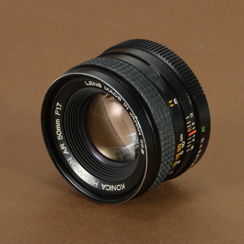 Konica 50mm f1.7 Hexanon AR Lens