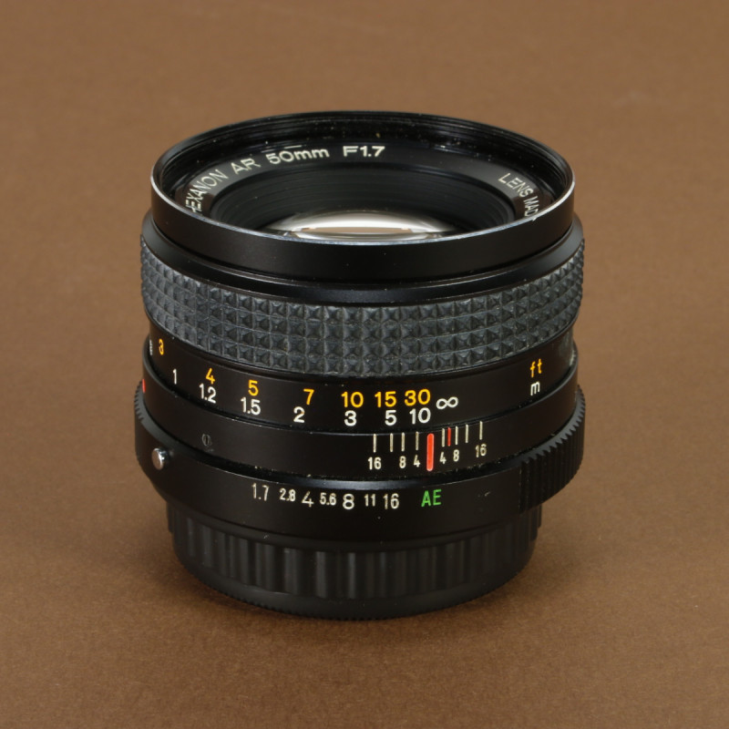 Konica 50mm f1.7 Hexanon AR Lens