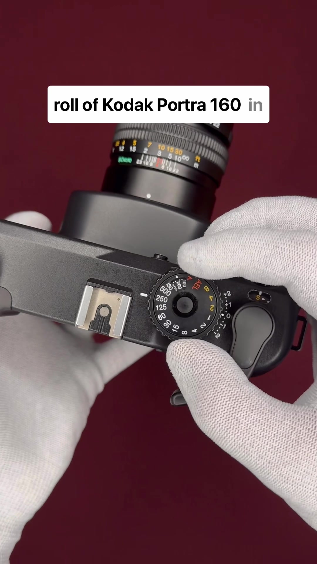 Film testing a mint Mamiya 7II