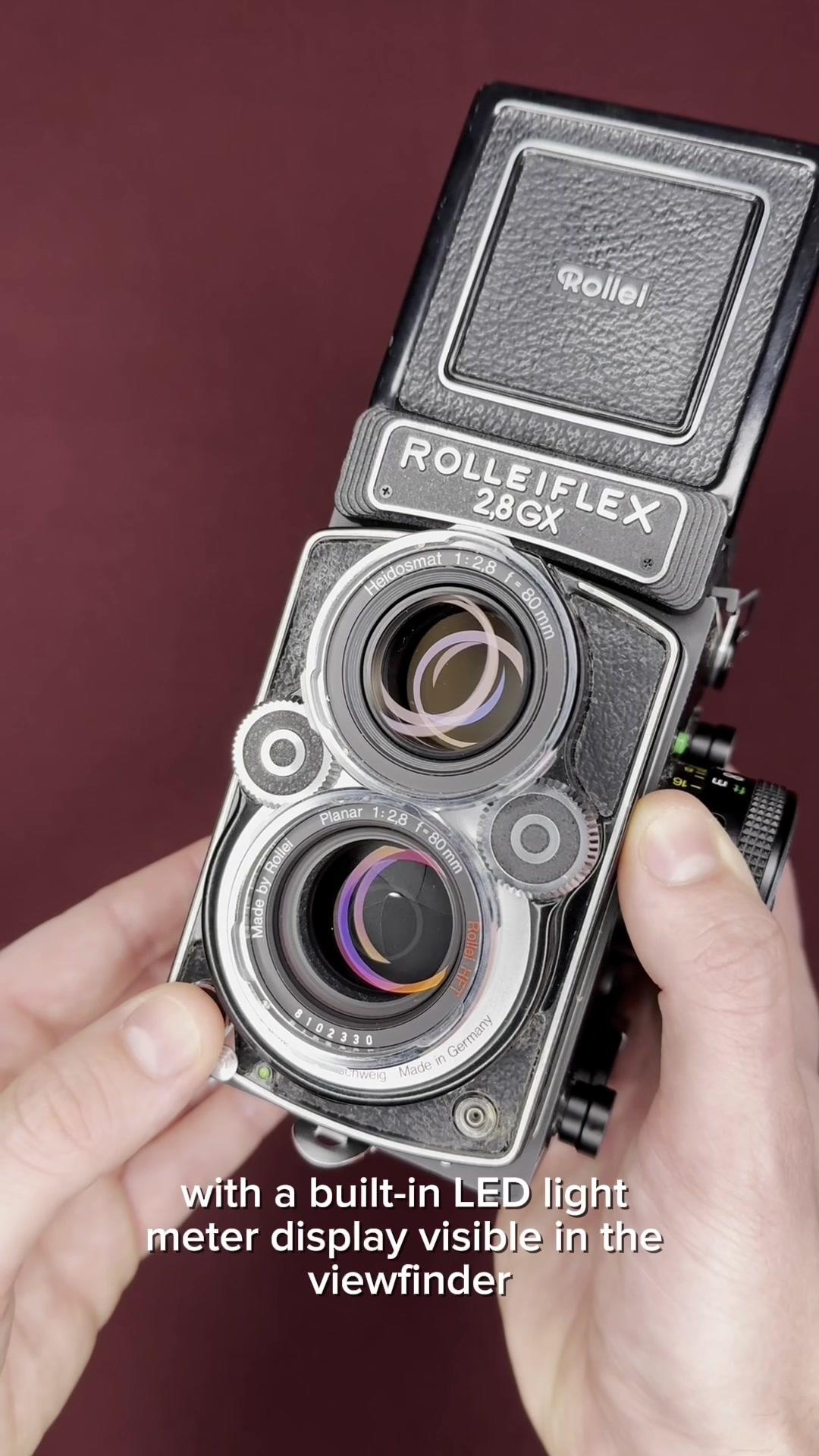 A modern Rolleiflex 2.8GX