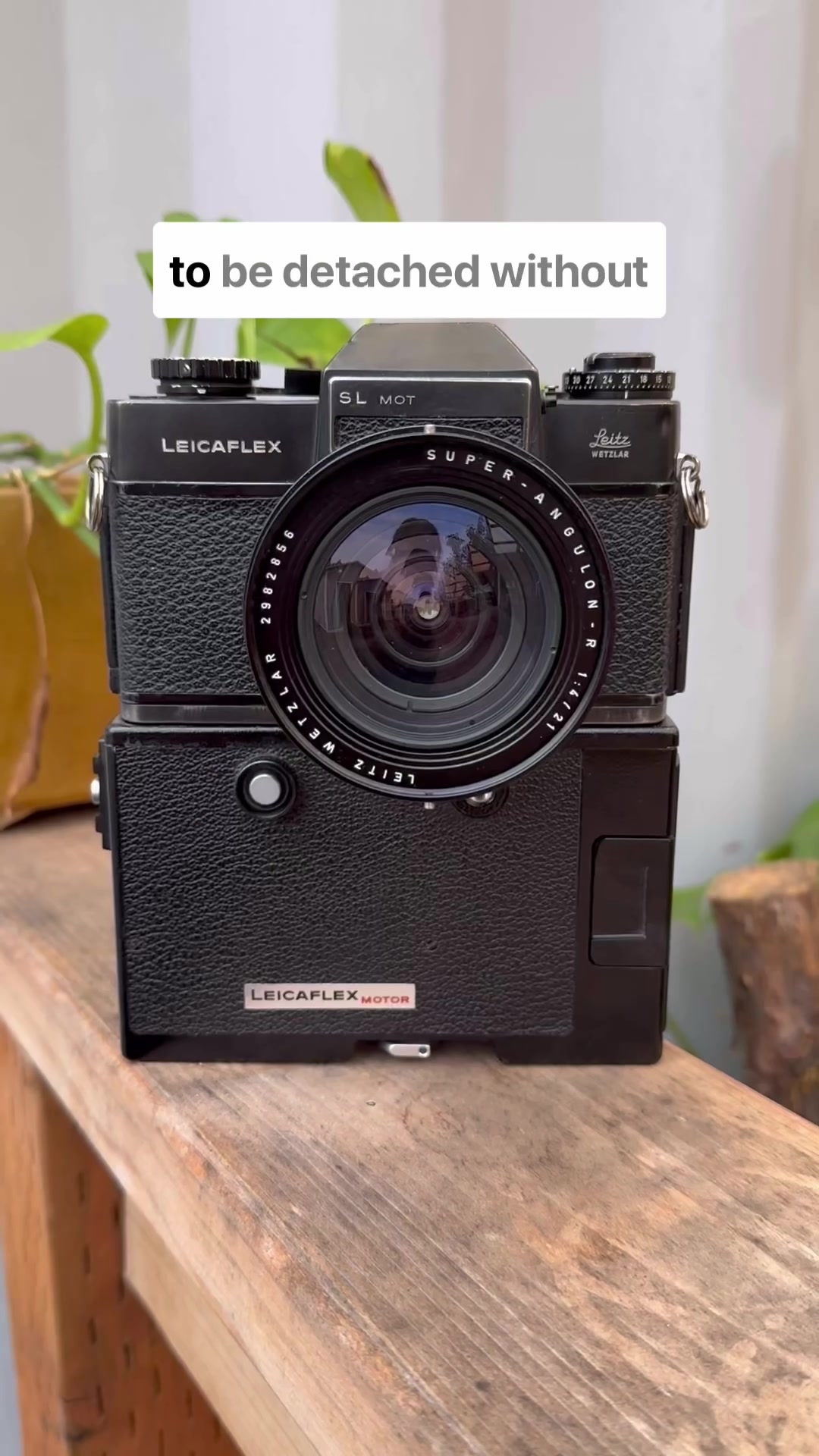 Leica's often forgotten Leicaflex SL MOT camera