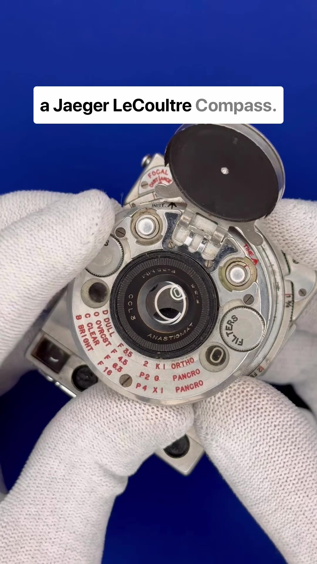 Jaeger-LeCoultre Compass - The most unique pocket camera ever