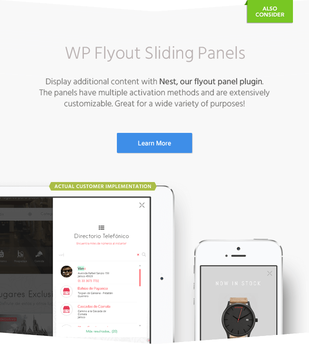 Nest Flyout Sliding Panels