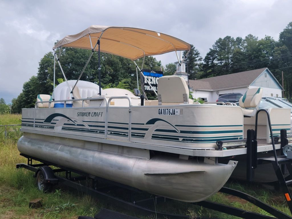 1998 Smoker Craft Pontoon For Sale at Blairsville, GA 30512 ID 214316