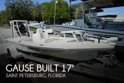 2012 Gause Built 17 Flats Skiff
