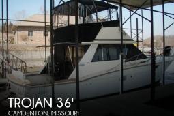1973 Trojan F-36 Flybridge Cruiser Convertible