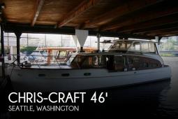1949 Chris Craft 46 Double Cabin Flybridge