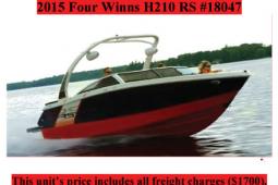 2015 Four Winns H210RS