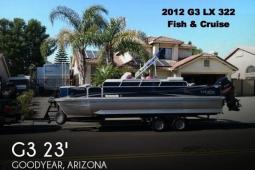 2012 G3 Suncatcher LX 322 Fish & Cruise