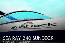 2011 Sea Ray 240 SUNDECK