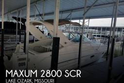 1999 Maxum 2800 SCR