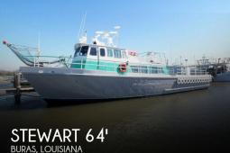 1963 Stewart Seacraft 64 Crew Boat with 2013 engines