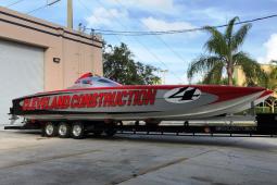 2008 Skater Super Cat 388 Canopied Race Boat