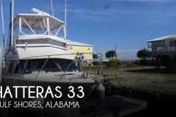 1987 Hatteras 33