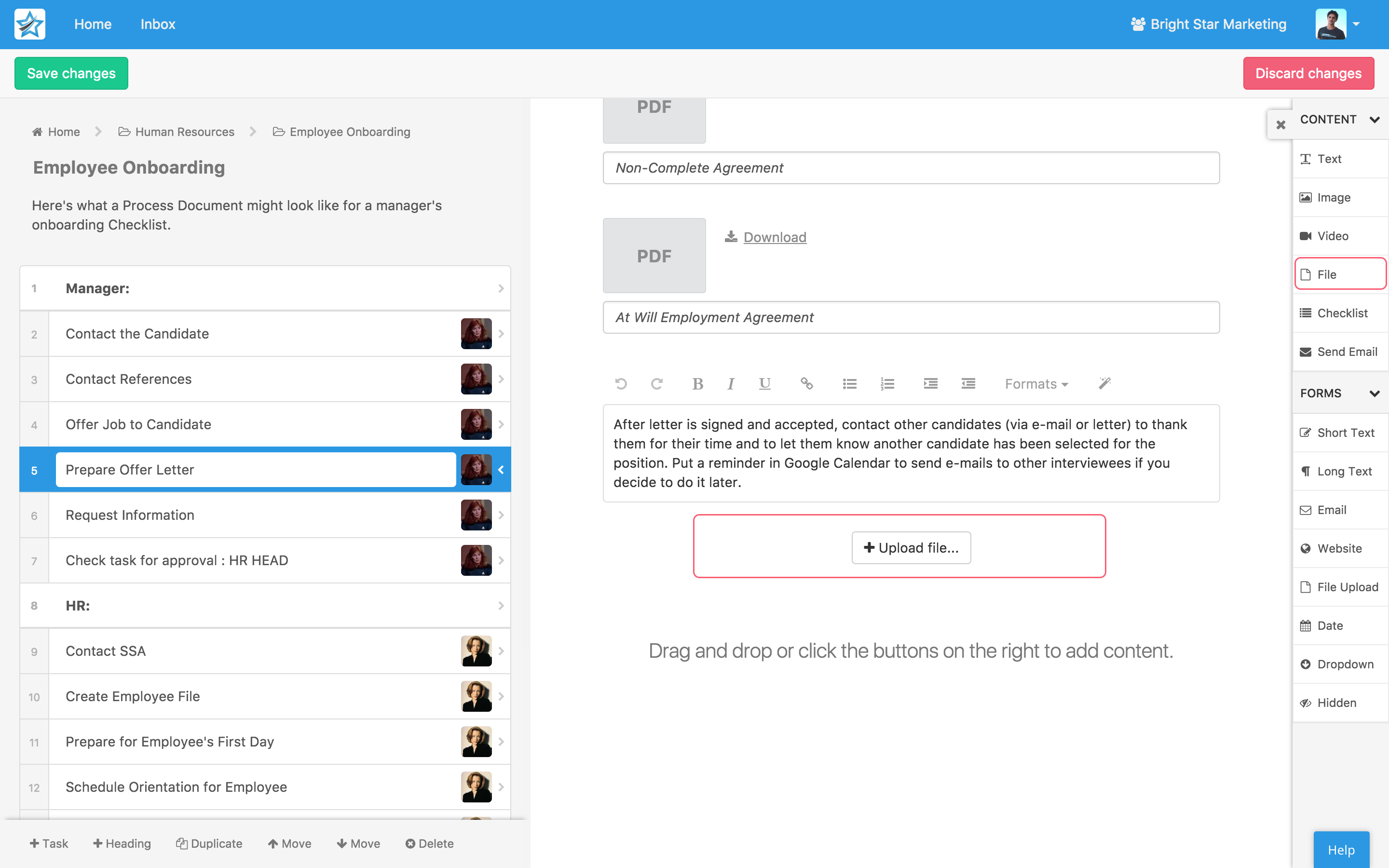 How Does the File Widget Work? Process Street Help