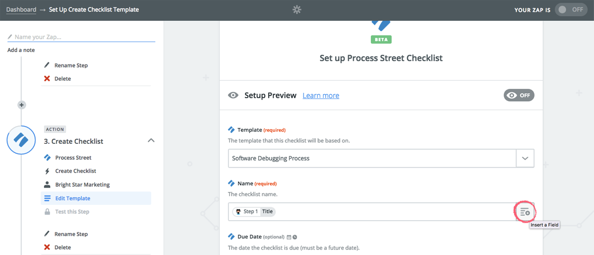 computer setup checklist template