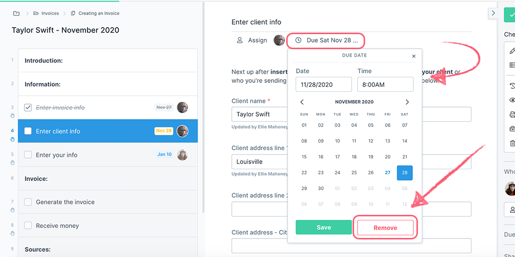 Task Due Dates – Process Street Help