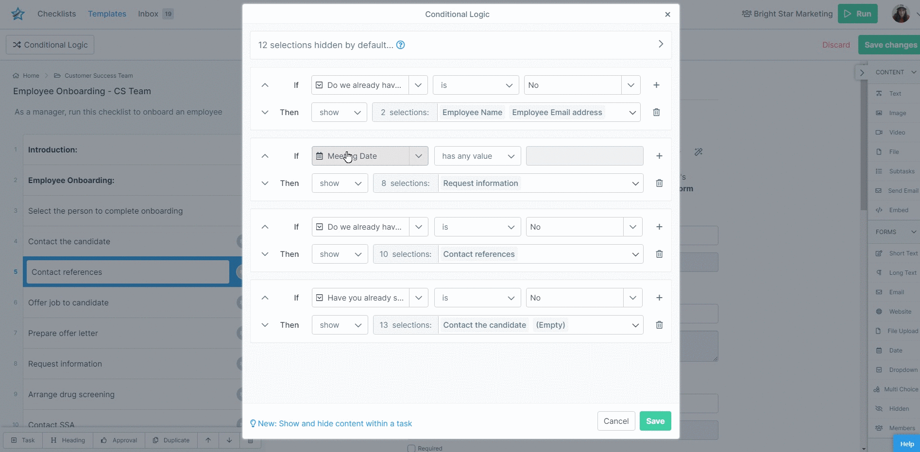 Conditional Logic – Process Street Help