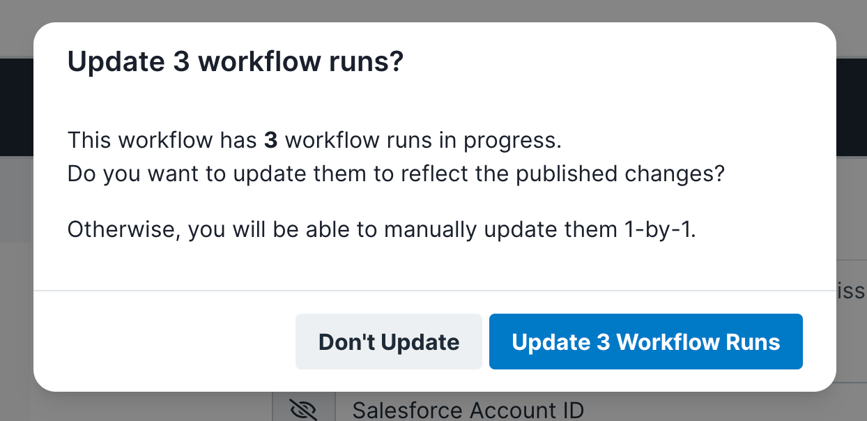 Making Changes to Workflows