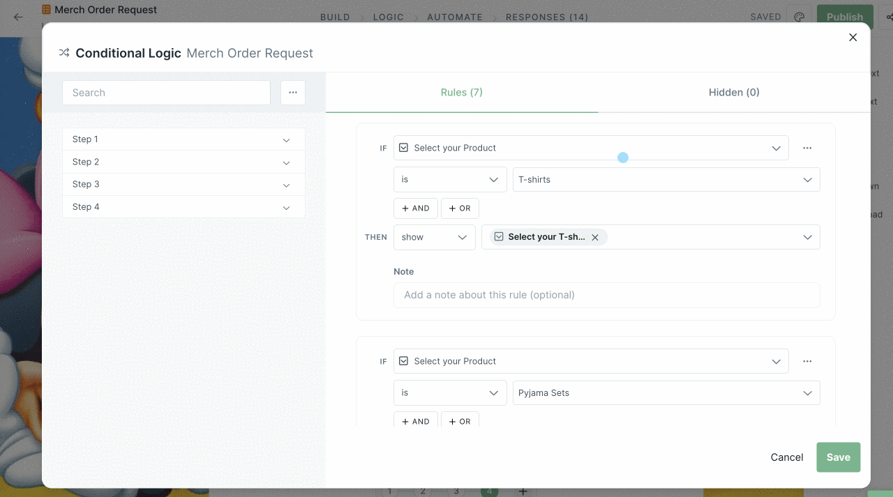 Conditional Logic for Forms