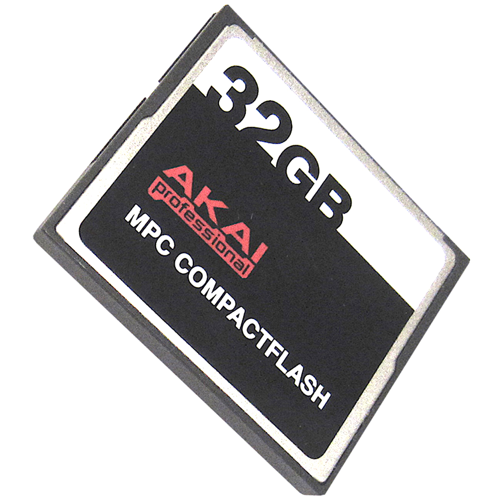 32GB Akai MPC CompactFlash CF Memory Card for MPC500, MPC1000, MPC2500