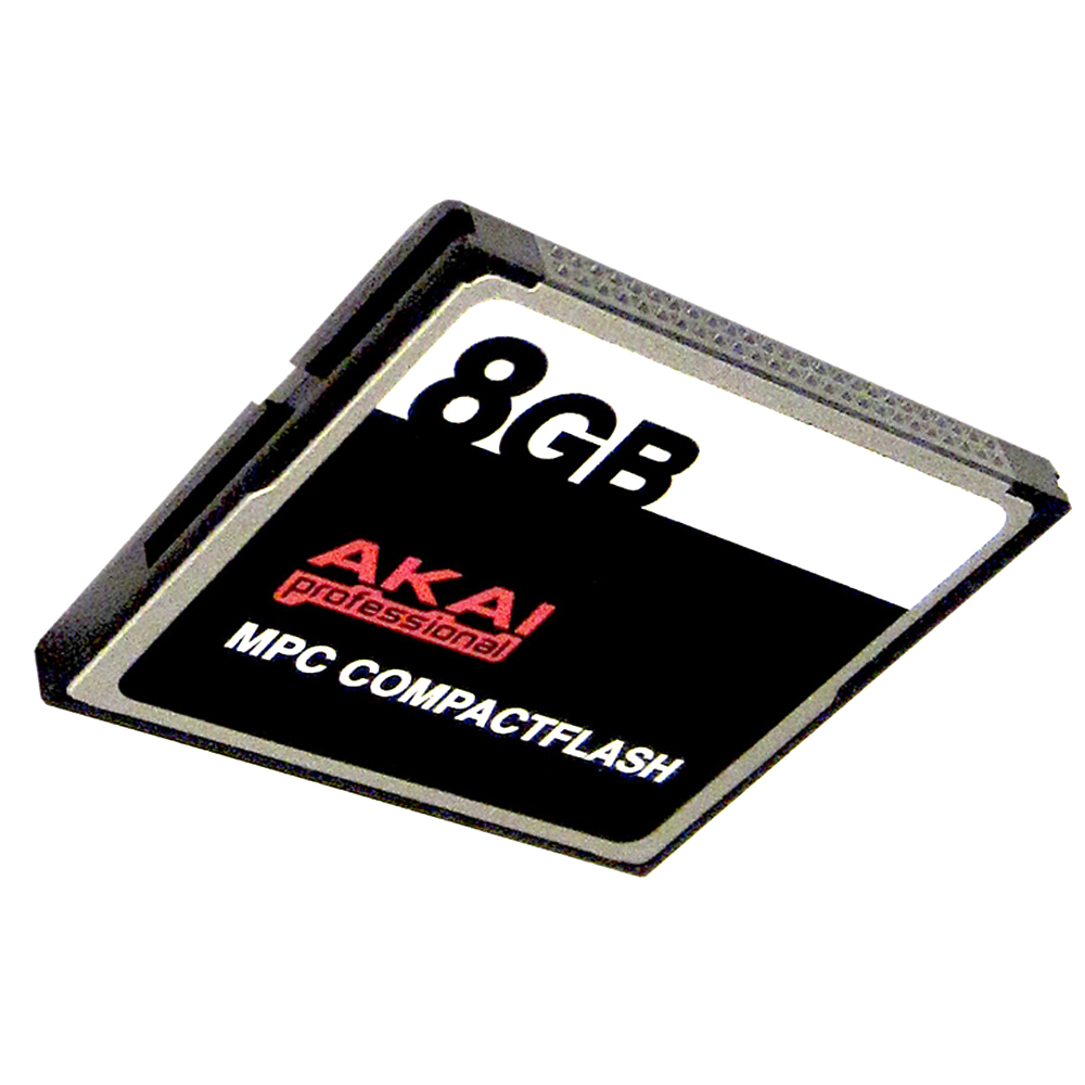 8GB AKAI® CF Memory Card + Samples for MPC 5000 MPC500 MPC1000 MPC2500