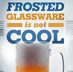 Frosted-glassware