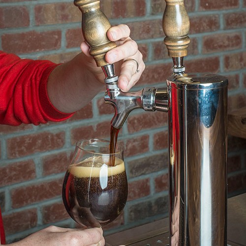 Pouring Craft Beer