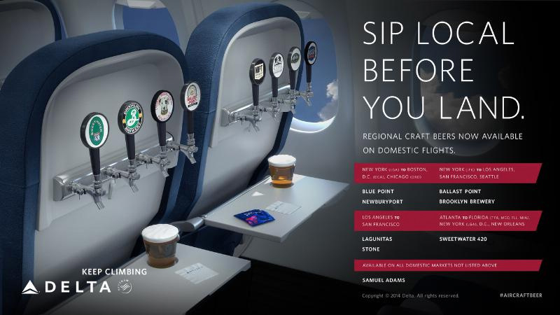 Delta Airlines Craft Beer