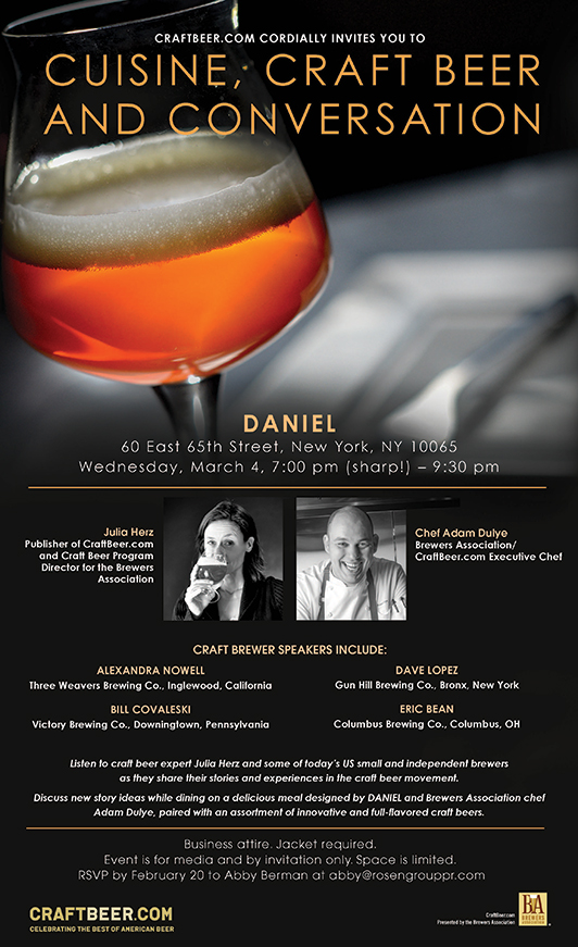 Steps to a Successful Media Craft Beer Pairing Dinner