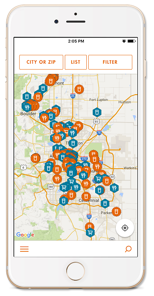 Brew Guru™ app mapping feature