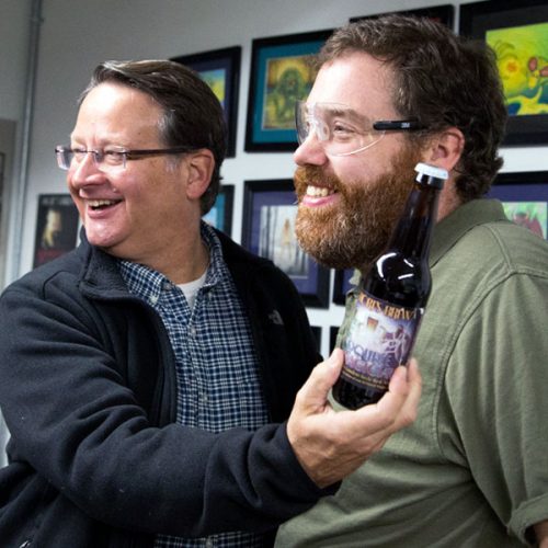 U.S. SENATOR GARY PETERS STOPS BY SHORT’S BREWING