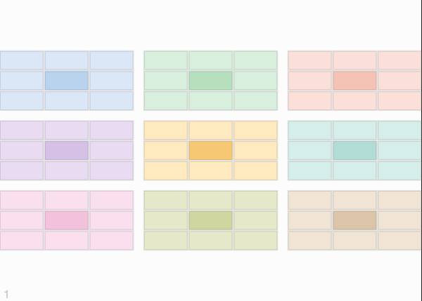 Lotus Diagram template