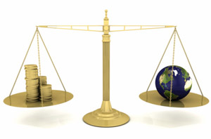 Climate policy balancing act