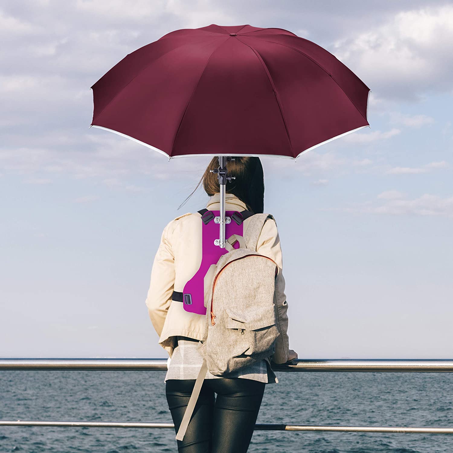 Primo Supply Multipurpose Wearable Handsfree Umbrella Millennium Stuff