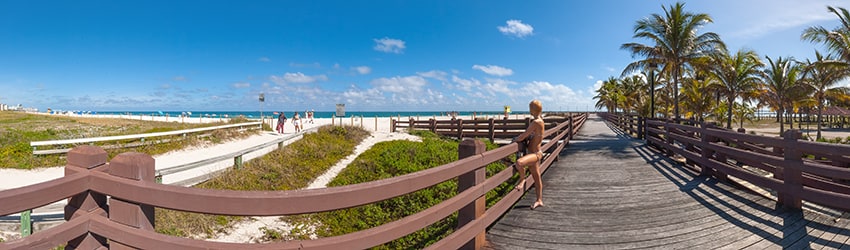 Boardwalk, South Beach, Miami FL
