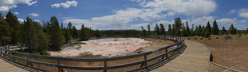 Biscuit Basin, Yellowstone National Park, WY