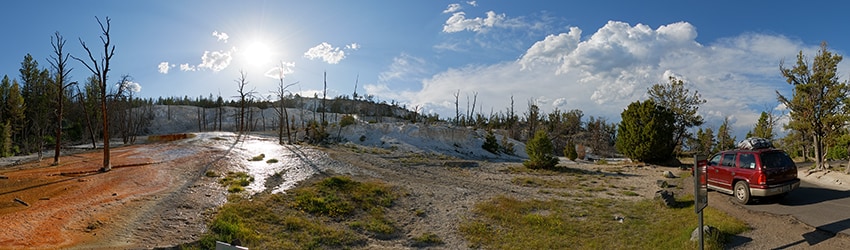 Angel Terrace, Yellowstone National Park, WY